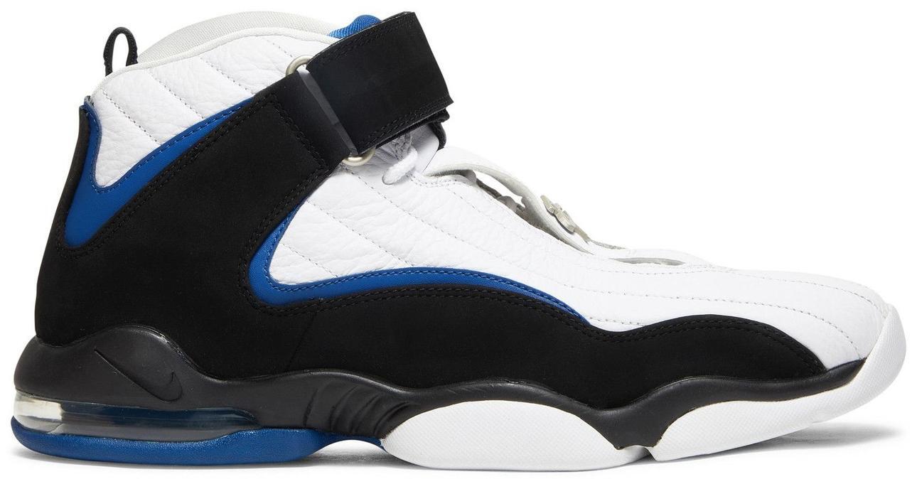 Size 10.5 - Nike Air Penny 4 OG Orlando Black White Suede Leather (864018-100)