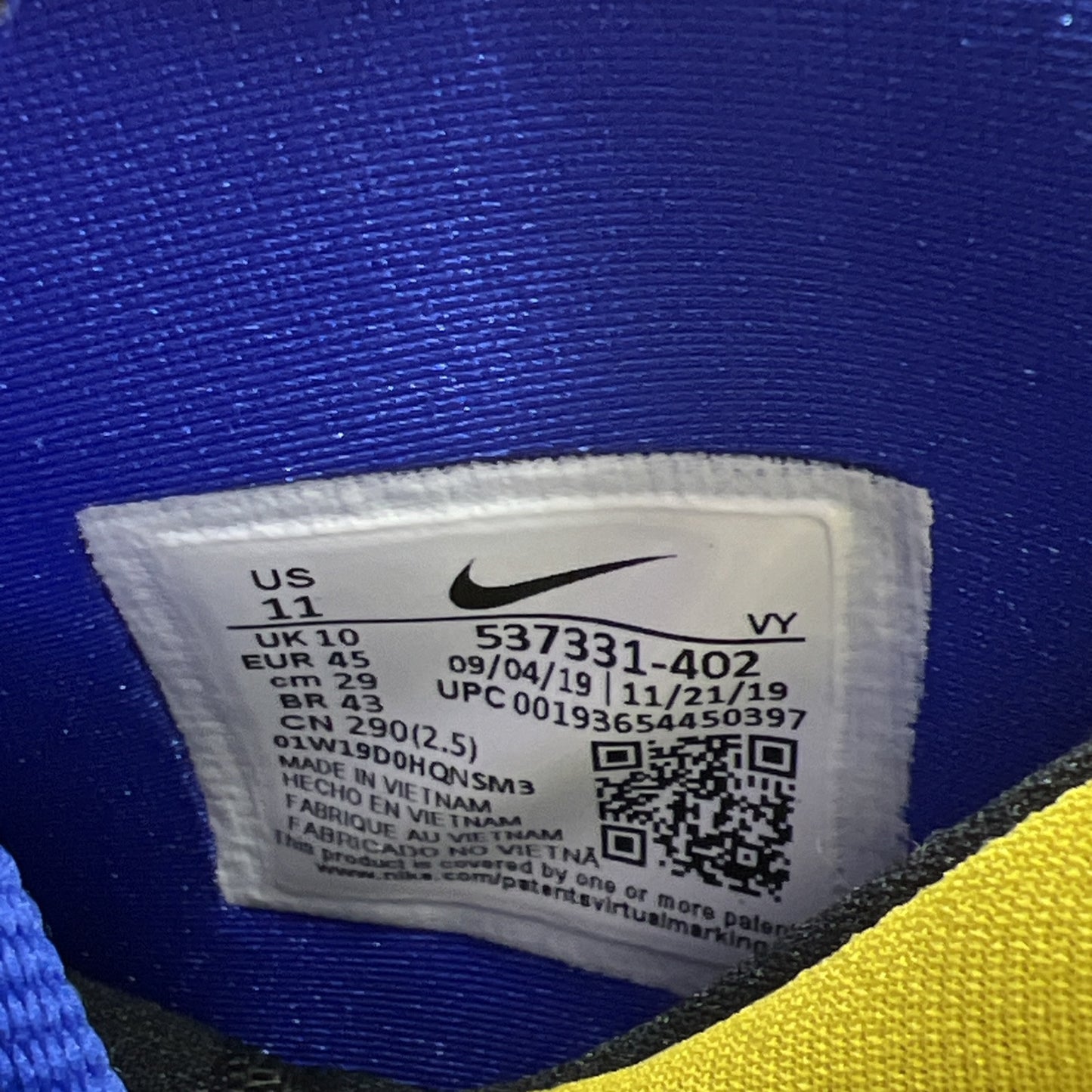 Size 11 - Nike Air Penny 5 Blue Chips (537331-402)