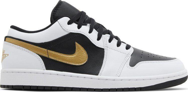 Size 10 - Air Jordan 1 Low Gold Swoosh (553558-172)