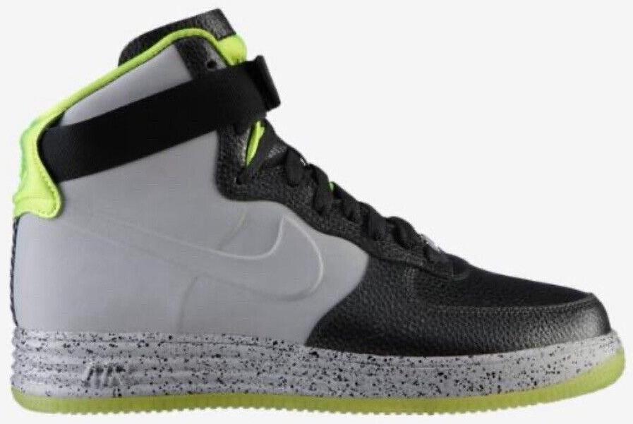 Size 10.5 - Nike Lunar Force 1 Lux VT Anthracite Volt Grey Black (630998-002)