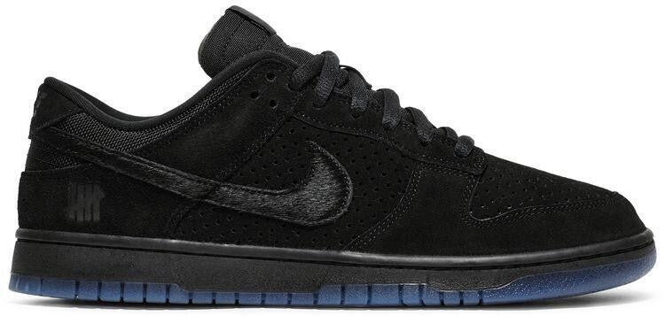 Size 9.5 - Nike Dunk Low x Undefeated Dunk Vs AF1 Black Suede (DO9329-001)