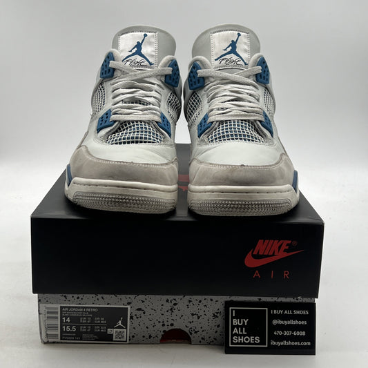 Size 14 - Air Jordan 4 Retro 2024 Military Blue (FV5029-141)