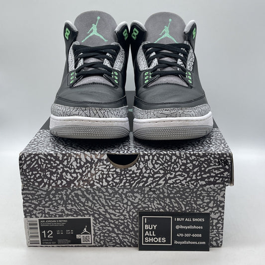Size 12 - Air Jordan 3 Retro OG 2024 Black Cement Grey Suede (CT8532-031)