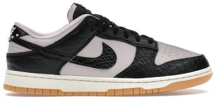 Size 7.5 - Nike Dunk Low Black Platinum Violet Croc Purple Black (HF9191-001)
