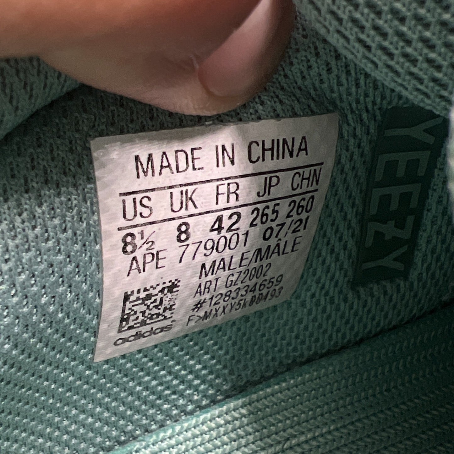 Size 8.5 - Adidas Yeezy Boost 700 Faded Azure (GZ2002)