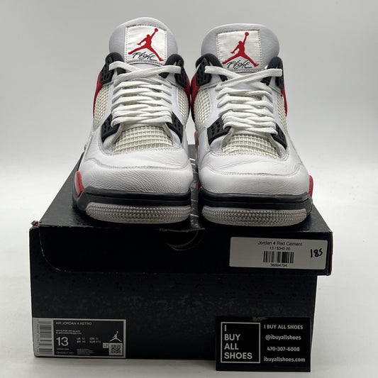 Size 13 - Air Jordan 4 Retro Mid Red Cement (DH6927-161)