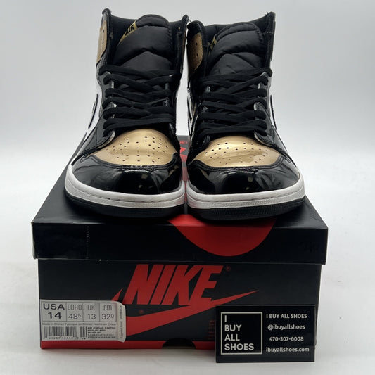 Size 14 - Air Jordan 1 Retro OG NRG High Gold Toe (861428-007)