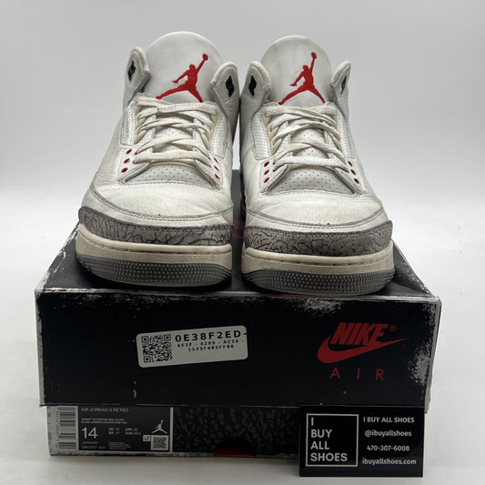 Size 14 - Air Jordan 3 Retro Mid White Cement Reimagined (DN3707-100)