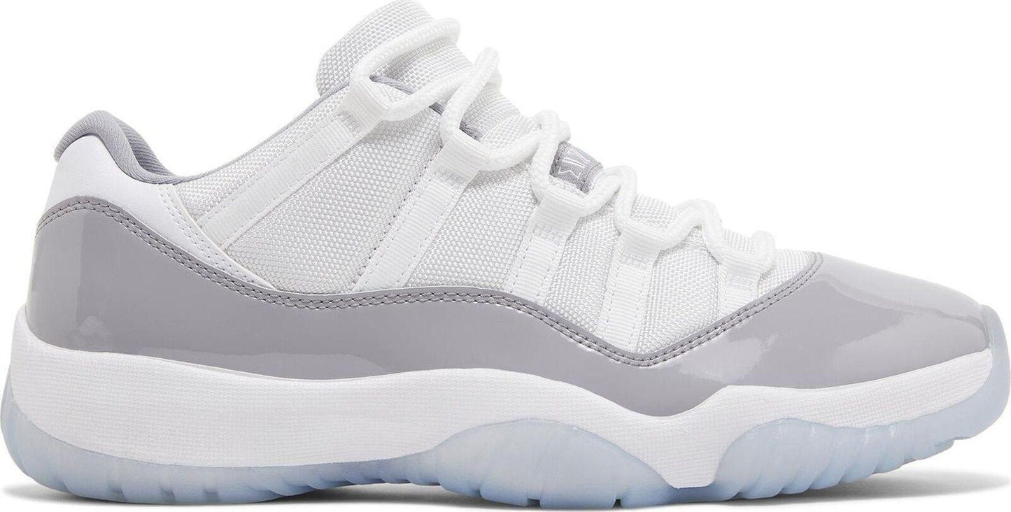 Size 10 - Air Jordan 11 Retro Low Cement Grey White Leather (AV2187-140)