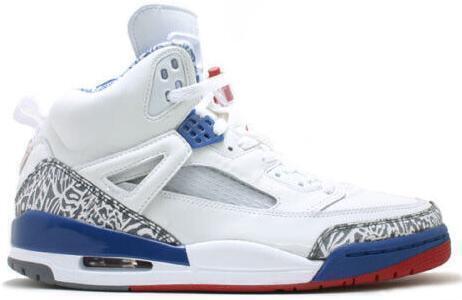 Size 10.5 - Jordan Spizike True Blue White Grey Suede Leather (315371-163)