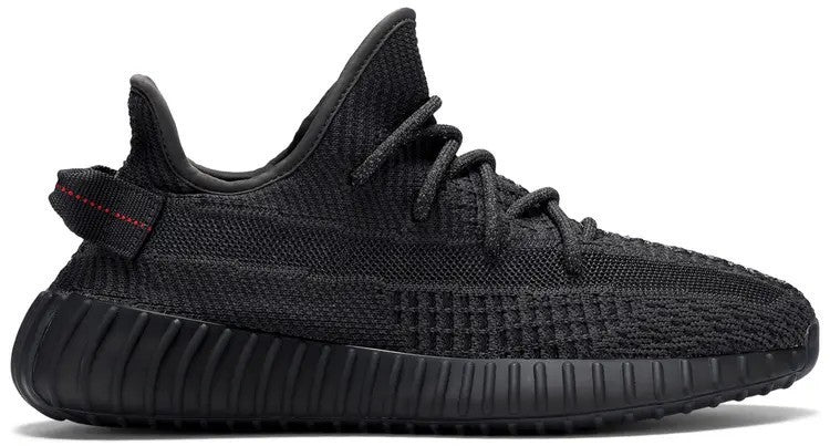 Size 9.5 - adidas Yeezy Boost 350 V2 Low Black Non-Reflective (FU9006)