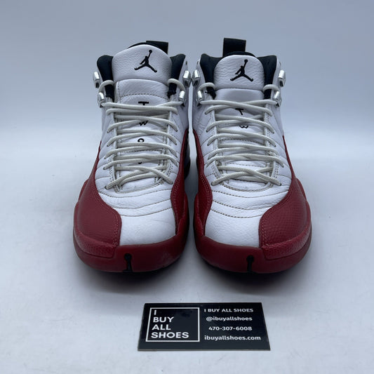 Size 8 - Jordan 12 Retro 2023 Mid Cherry Red White Leather (CT8013-116)