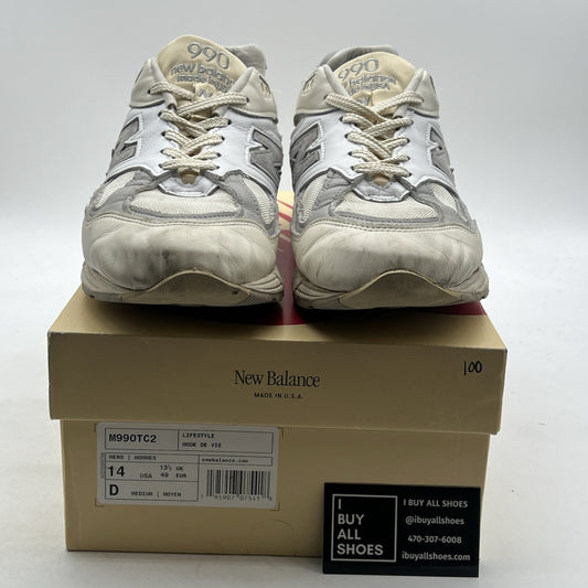 Size 14 - New Balance Teddy Santis x 990v2 Made in USA Sea Salt (M990TC2)