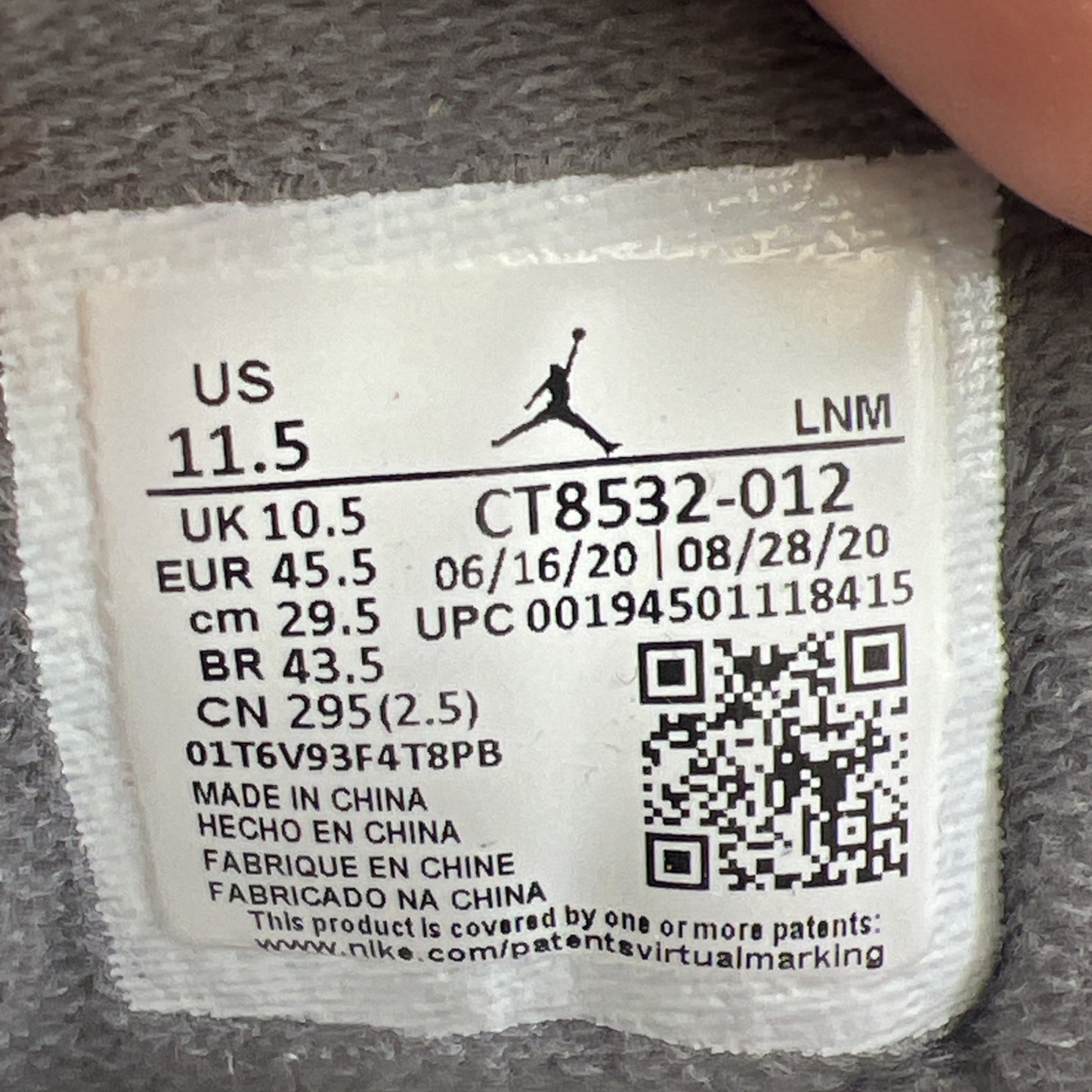 Size 11.5 - Air Jordan 3 Retro Mid Cool Grey (CT8532-012)