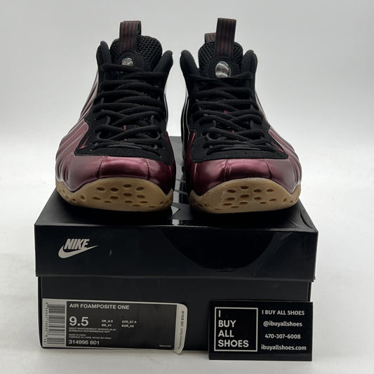 Size 9.5 - Nike Air Foamposite One Night Maroon (314996-601)