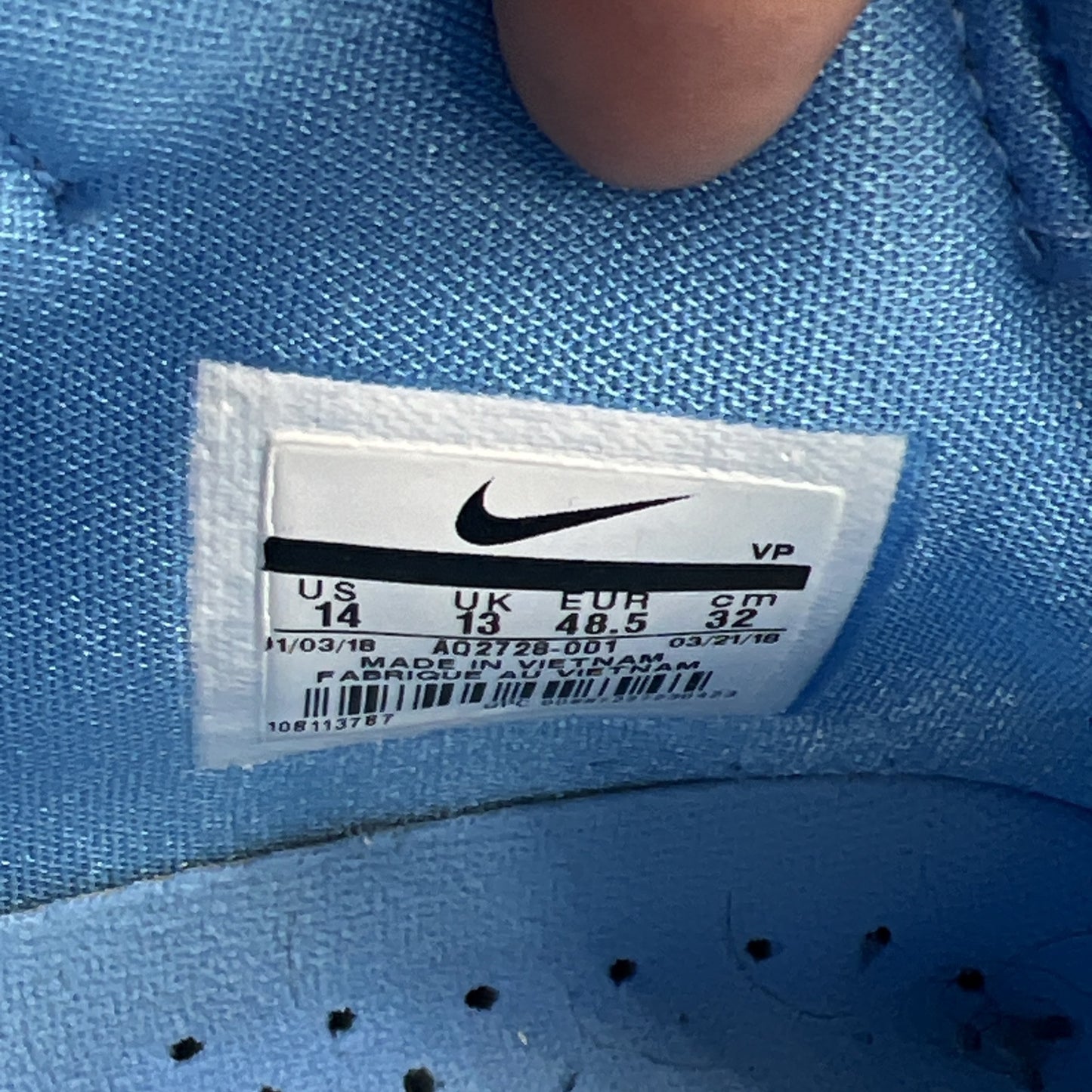 Size 14 - Nike Zoom Kobe 1 Protro 2018 MPLS (AQ2728-001)