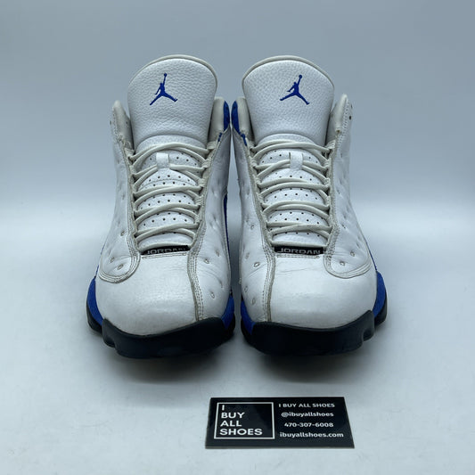 Size 11 - Air Jordan 13 Retro Hyper Royal Blue White Suede Leather (414571-117)