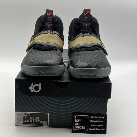 Size 12 - Nike KD Trey 5 X Black Metallic Gold (DD9538-010)