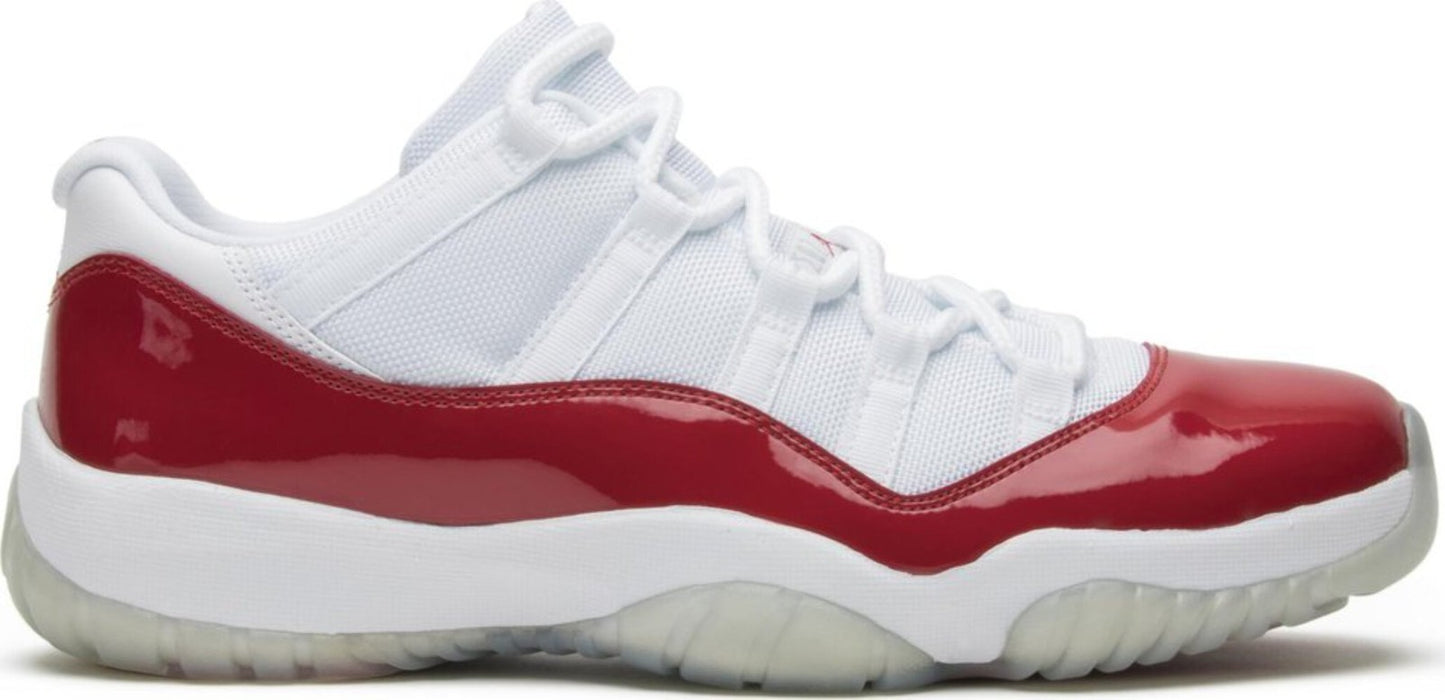 Size 9.5 - Air Jordan 11 Retro 2016 Low Cherry White Red Leather (528895-102)