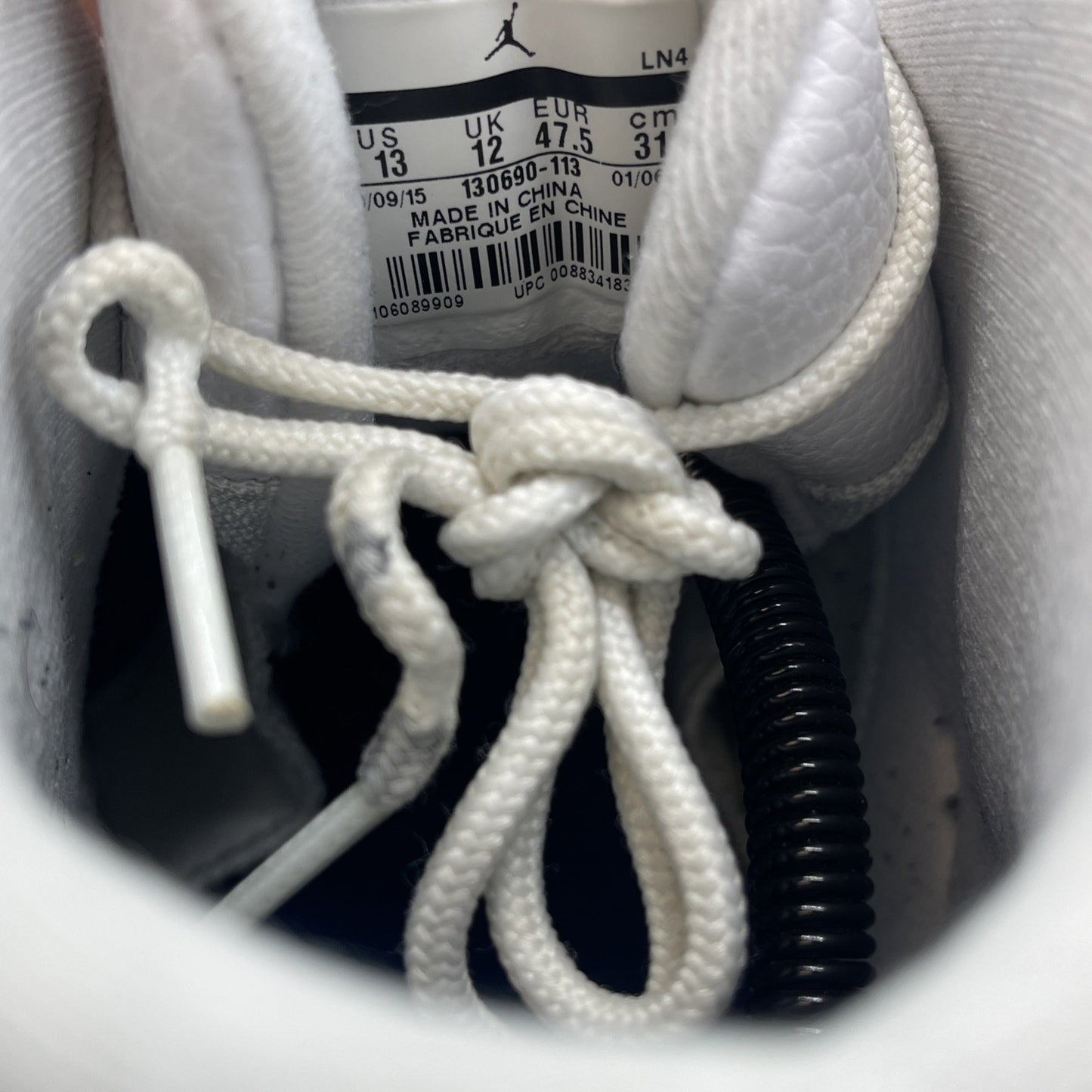 Size 13 - Jordan 12 Retro French Blue White Leather (130690-113)