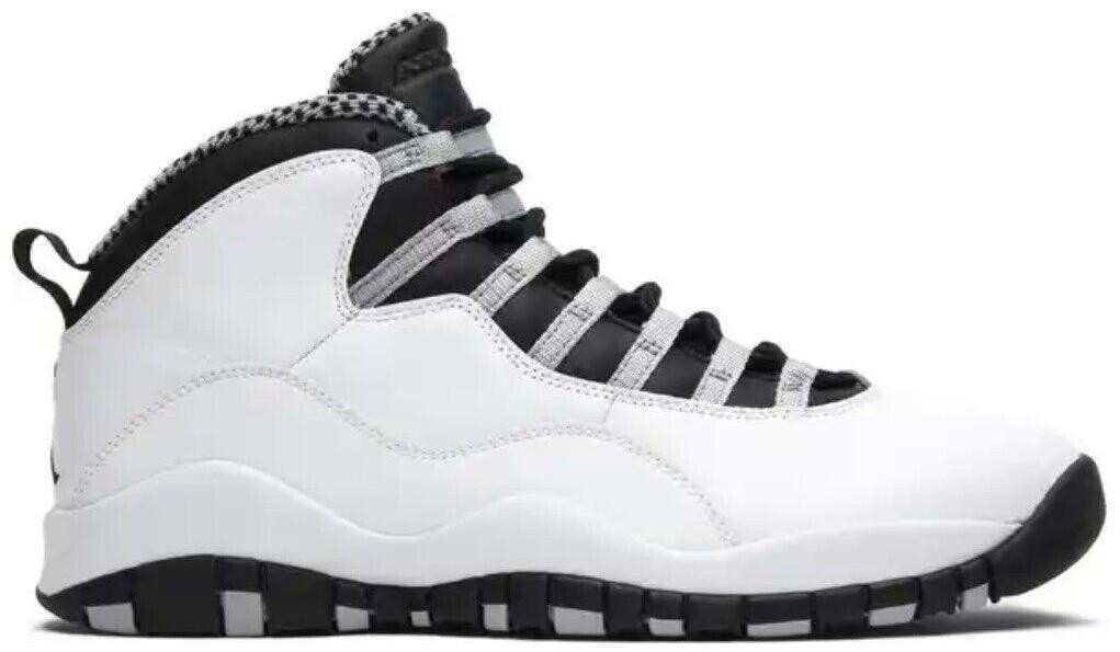 Size 10 - Air Jordan 10 Retro 2005 Steel (310805-101)