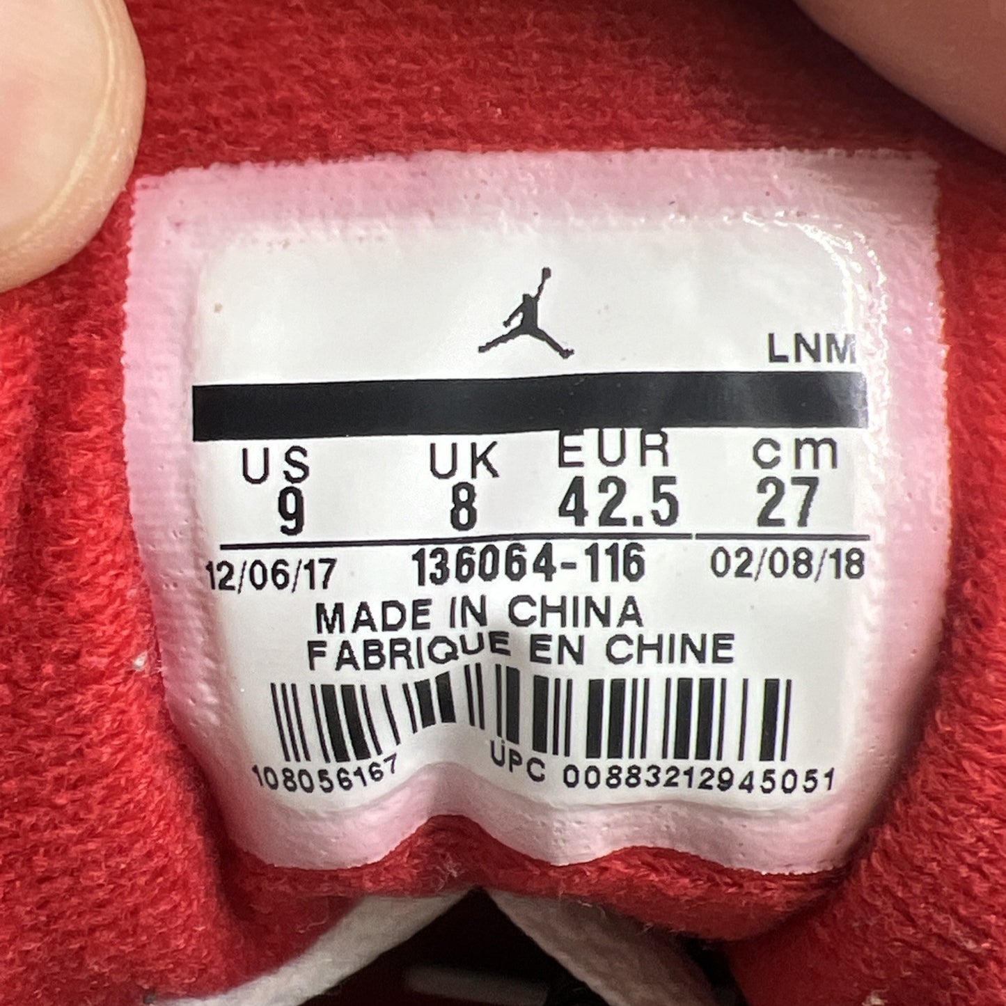 Size 9 - Air Jordan 3 Retro Hall of Fame 2018 (136064-116)