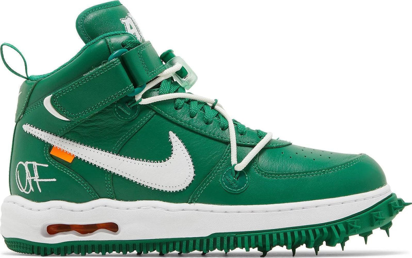 Size 10 - Off-White x Nike Air Force 1 SP Leather Mid Pine Green (DR0500-300)