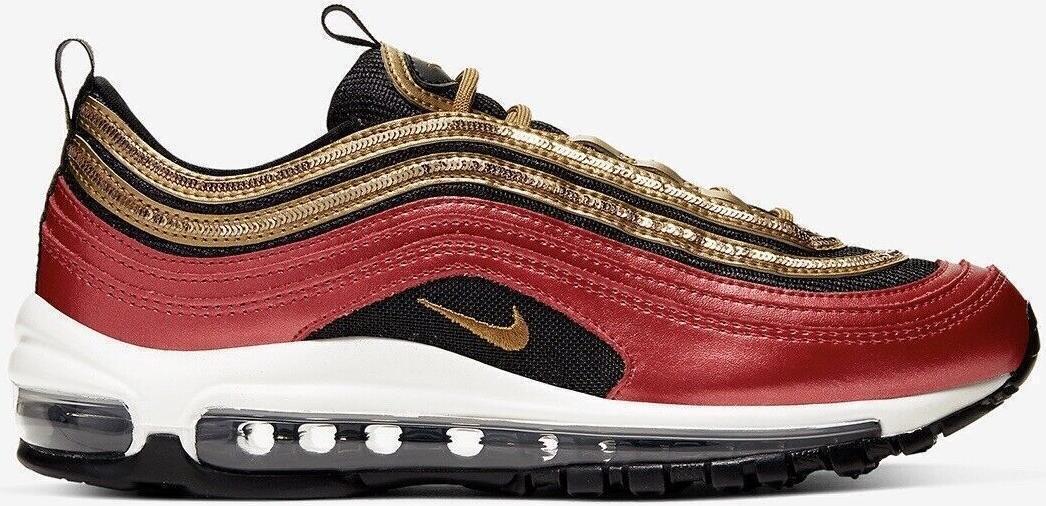 Size 9.5W - Nike Air Max 97 Gold Sequin (CT1148-600)