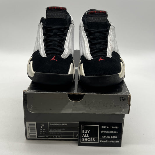 Size 7.5 - Air Jordan 14 Retro 2006 Black Toe (311832-162)