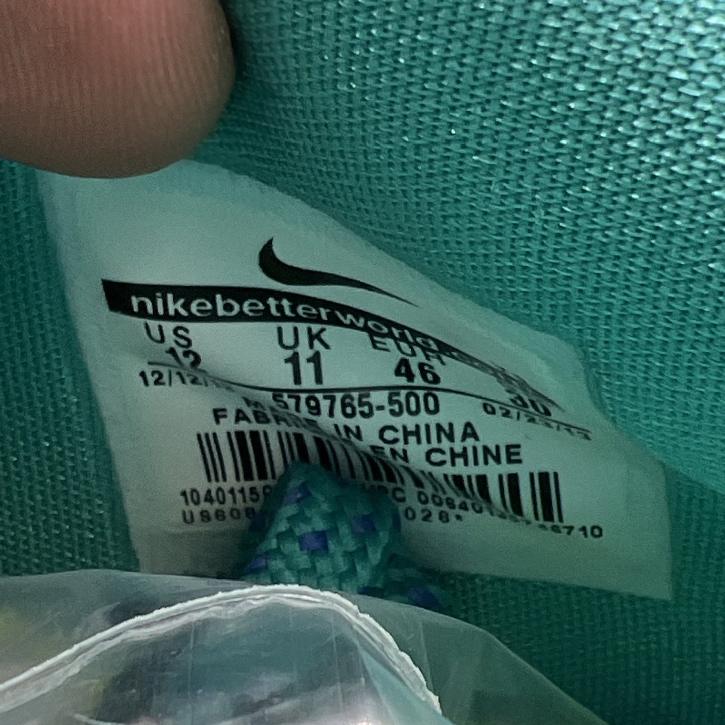 Size 12 - Nike Air Max LeBron 10 Low Sprite (579765-500)