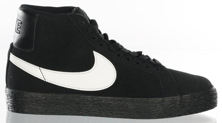 Size 12 - Nike Zoom Blazer SB Mid Black White Suede Leather (864349-007)