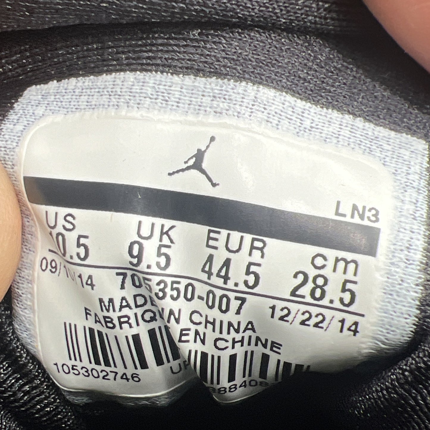 Size 10.5 - Air Jordan 7 Retro 30th Barcelona Nights (705350-007)