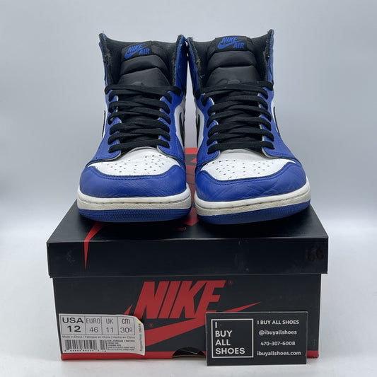 Size 12 - Jordan 1 Retro High OG Game Royal Blue White Leather (555088-403)