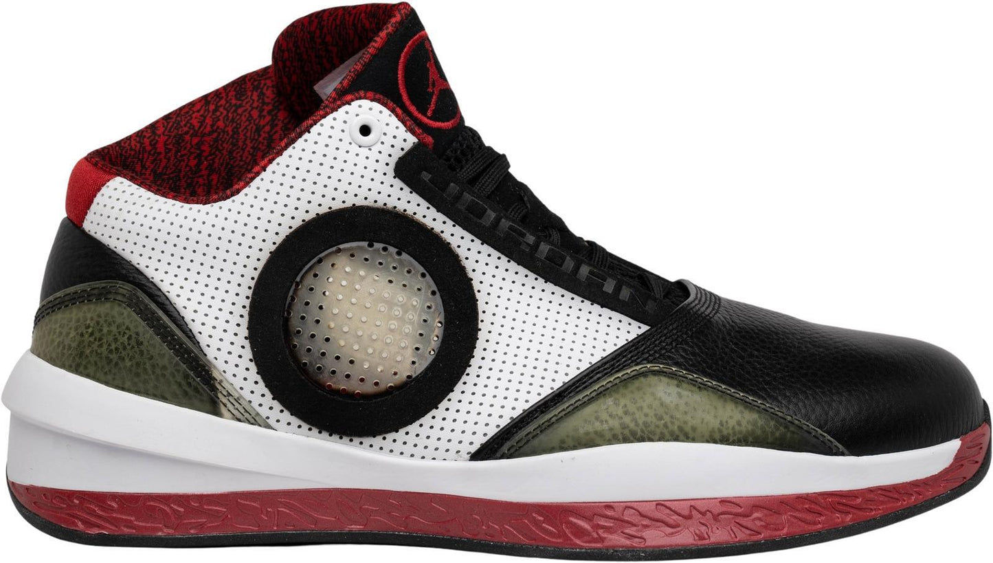 Size 10 - Air Jordan 2010 Black Varsity Red Suede Leather (387358-061)