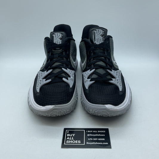 Size 12 - Nike Kyrie 4 TB Low Black Wolf Grey Suede Leather (DA7803-003)
