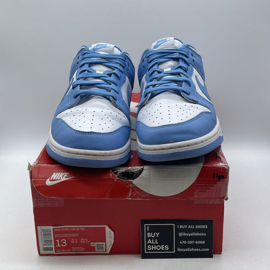 Size 13 - Nike Dunk Low University Blue White Leather (DDD1391-102)