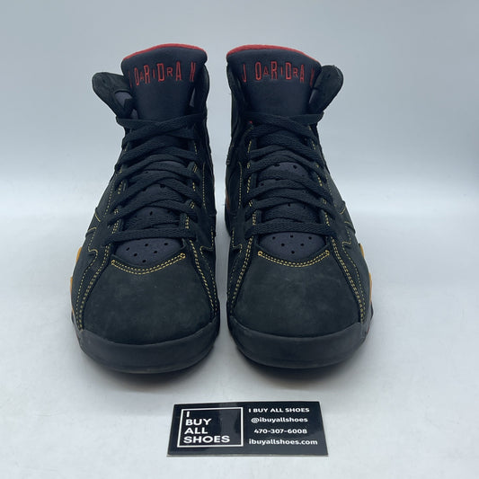 Size 10.5 - Jordan 7 Retro Citrus Black Red Yellow Suede (CU9307-081)