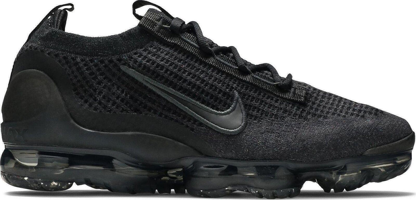 Size 12 - Nike Air VaporMax Flyknit 2021 Black Anthracite Suede (DH4084-001)