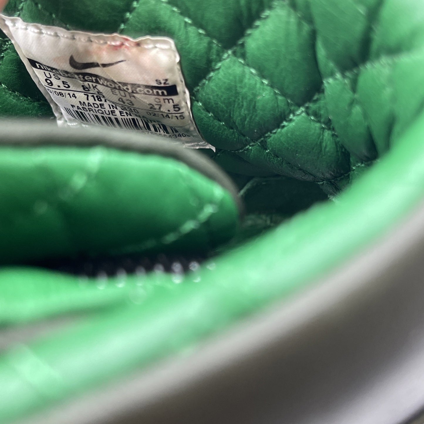 Size 9.5 - NikeLab Dunk Lux SP Sequoia Green Leather (DO1830-200)