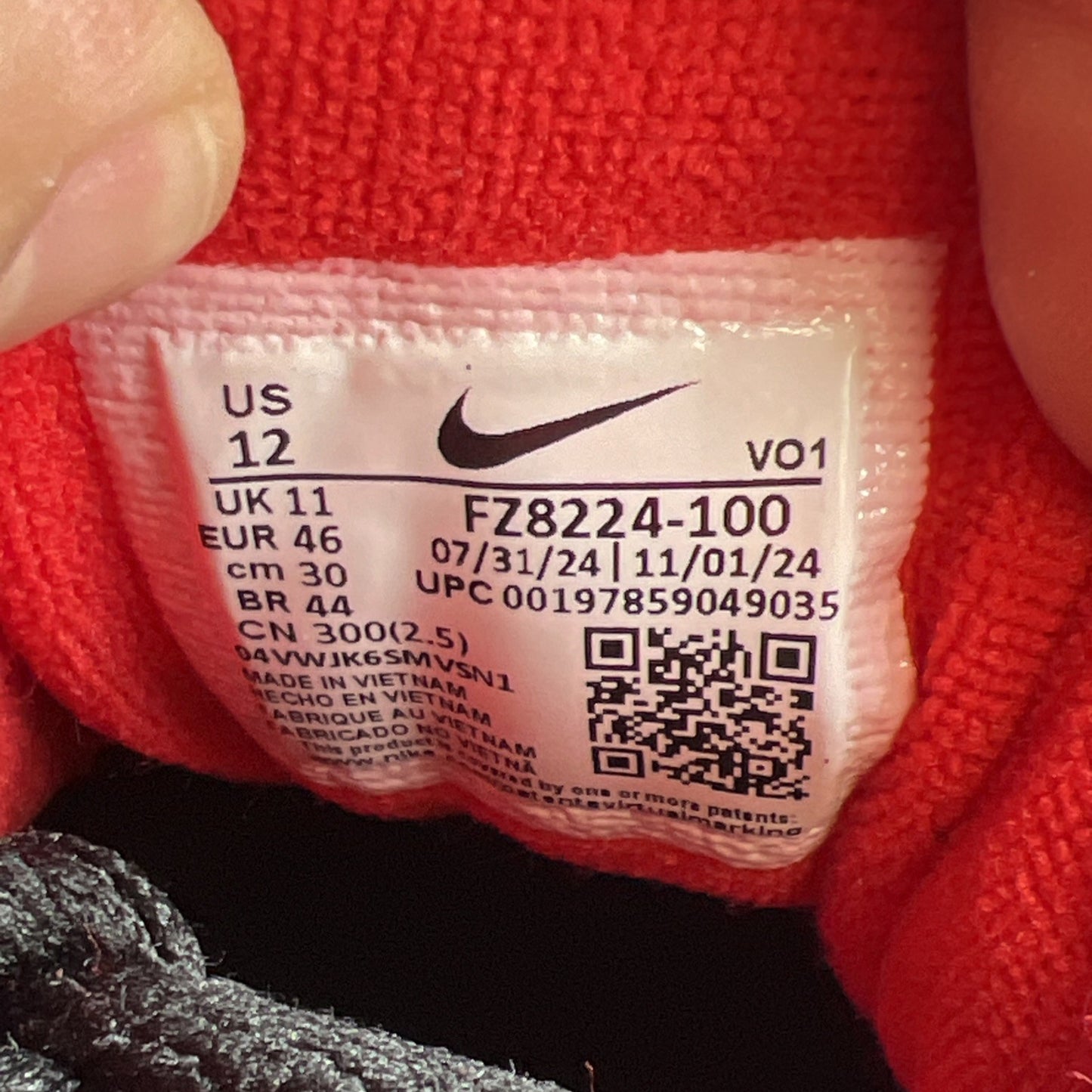 Size 12 - Nike Air Diamond Turf 2025 49ers (FZ8224-100)