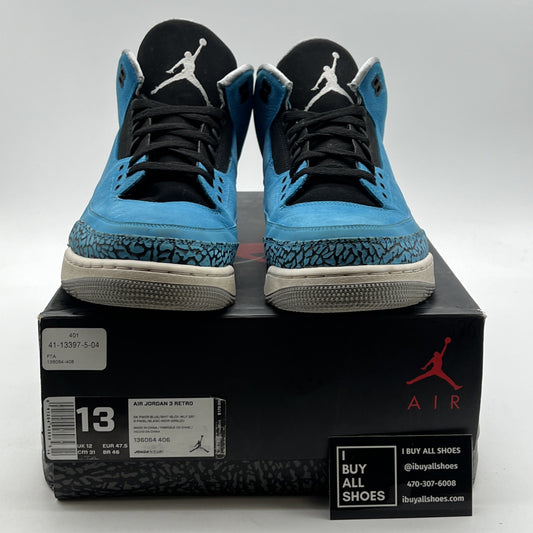 Size 13 - Air Jordan 3 Retro Powder Blue (136064-406)