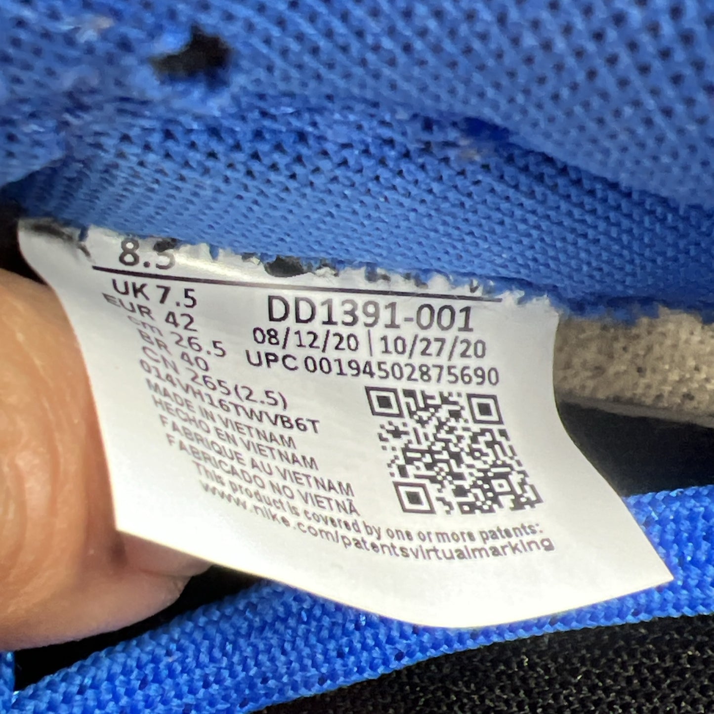 Size 8.5 - Nike Dunk Low Hyper Cobalt (DD1391-001)