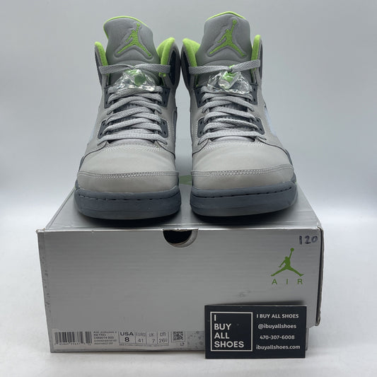 Size 8 - Jordan 5 Retro Green Bean Grey Leather (DM9014-003)