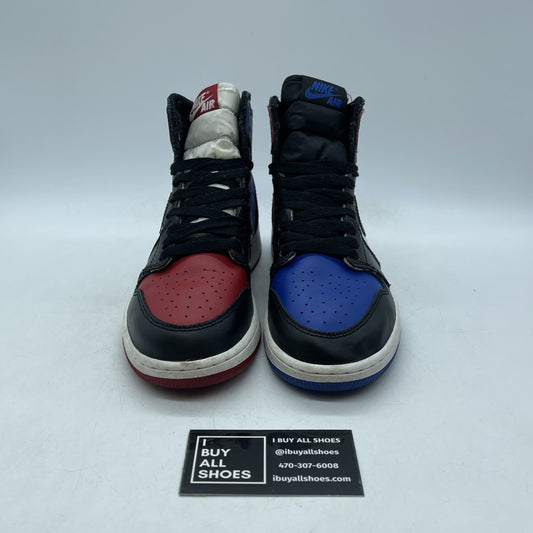 Size 5.5Y - Air Jordan 1 Retro High OG GS Top 3 Black White Red Blue 575441-026