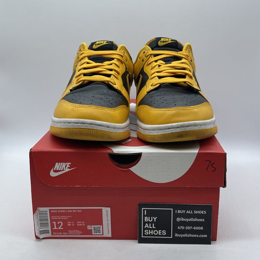 Size 12 - Nike Dunk Low Goldenrod Yellow Black Leather (DD1391-004)