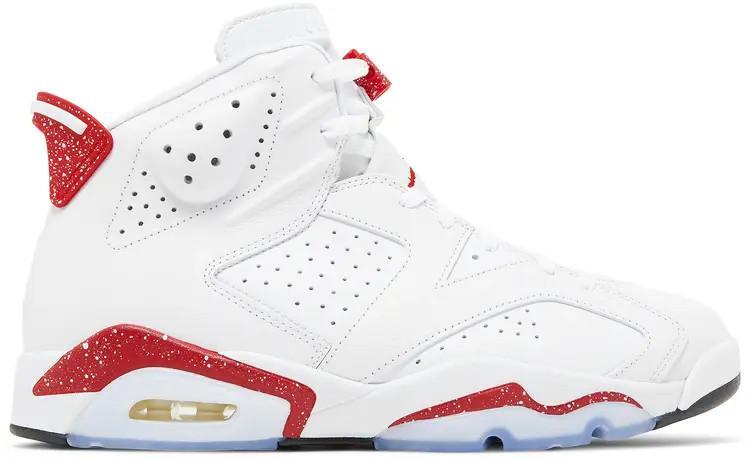 Size 10 - Jordan 6 White and University Red (CT8529-162)
