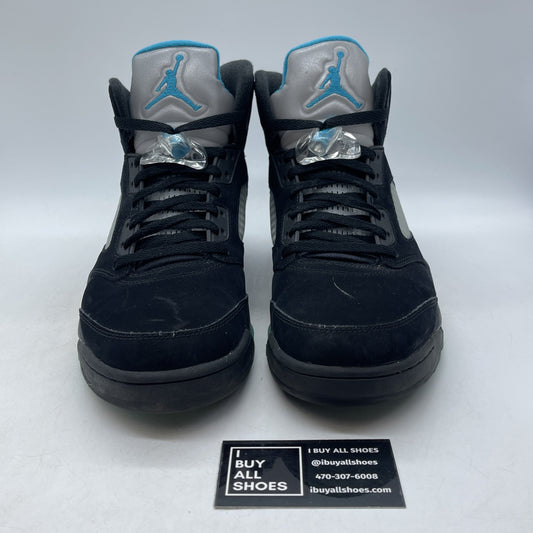 Size 11 - Jordan 5 Retro Mid Aqua Black Yellow Suede (DD0587-047)