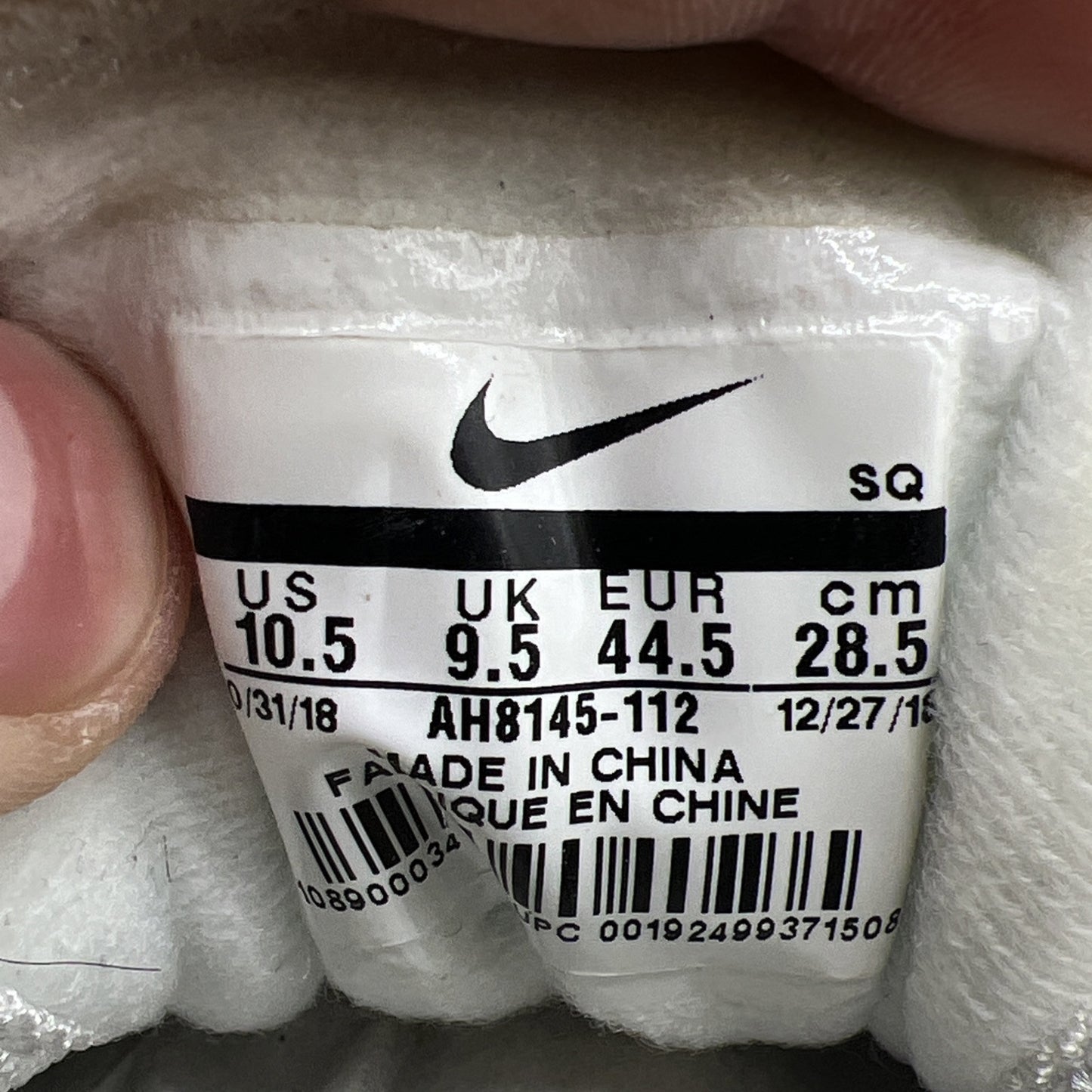 Size 10.5 - Nike Air Max 1 Photo Blue Total Orange (AH8145-112)