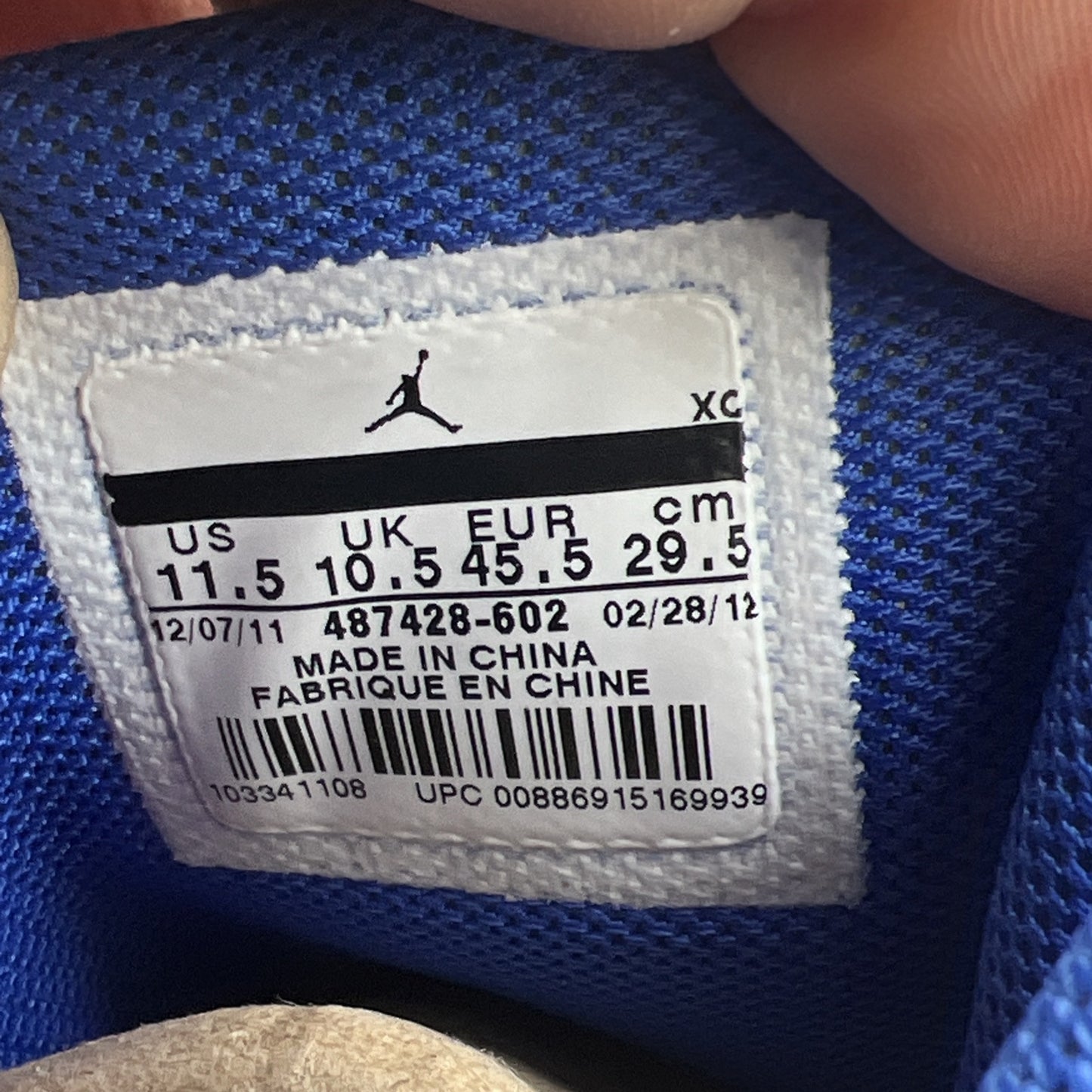 Size 11.5 - Jordan CP3.VI AE Sport Red Game Royal (487428-602)