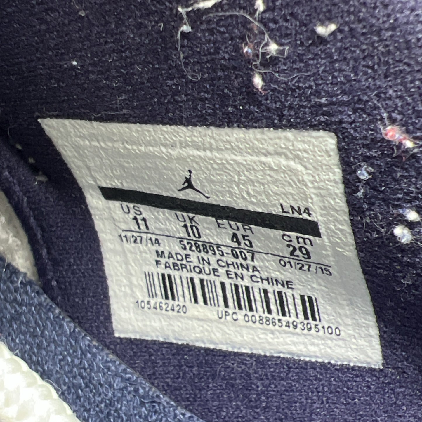 Size 11 - Air Jordan 11 Retro Low Georgetown (528895-007)